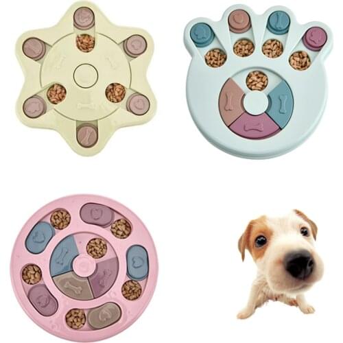 Dog Puzzle Toys Increase IQ Interactive Slow Dispensing Feeding Pet Dog Training Games Feeder for Small Medium Dog Puppy