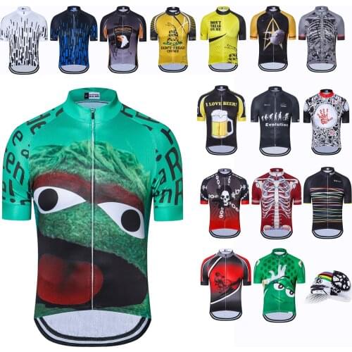 JPOJPO Cycling Jersey Men Short Sleeve Summer Bike Jerseys Shirts Top Ropa Ciclismo Maillot Racing Biking Team Bicycle Jackets