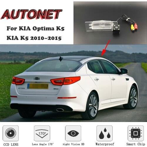 AUTONET HD Night Vision Backup Rear View camera For KIA K5 KIA Optima K5 MK3 2010~2015 CCD/license plate camera