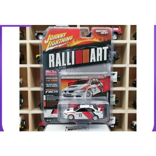 Johnny Lightning 1:64 2004 Mitsubishi Lancer Evo #11 MIJO Limited alloy collection car model