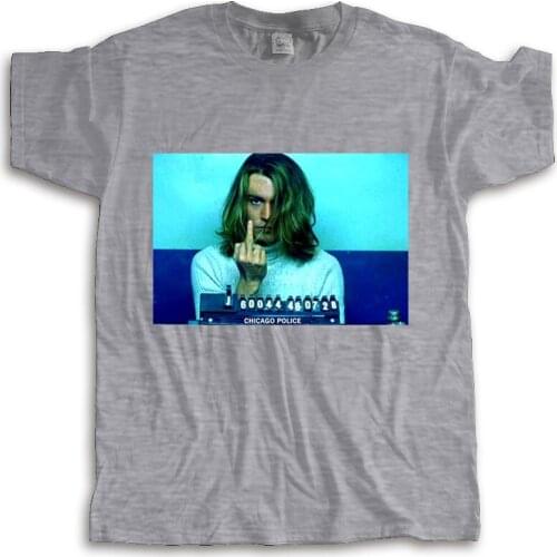 New t shirt black tops for men BLOW T SHIRT johnny depp mugshot george jung fashion tee-shirt male summer tops