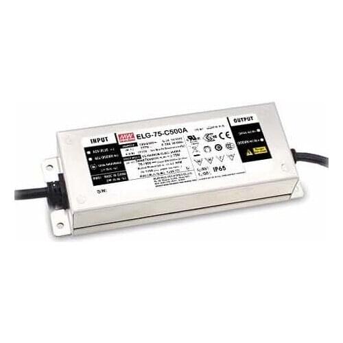 Original Meanwell power supply ELG-75-C-A (Blank) 75W mean well LED driver