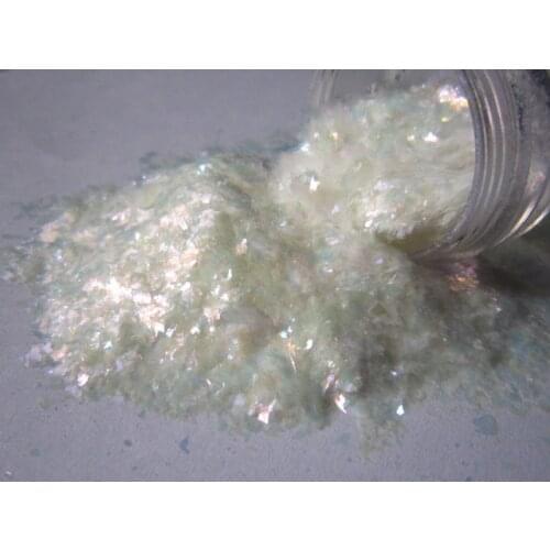 Rainbows Iridescent Purple Blue Solvent Resistant White Flakes Glitter 7704