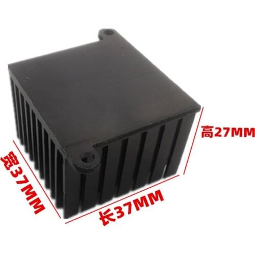 North and south bridge radiator 37*37*27MM aluminium alloy BGA Electronic thermal conduction block Fixed ears aluminum profile