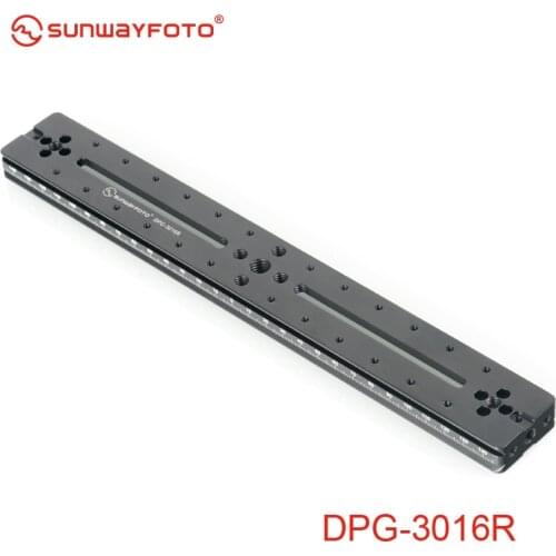 SUNWAYFOTO DPG-3016R Tripod Head Quick Release Plate for DSLR Camera Tripod Plate Professional Monopod Quick Release Plate