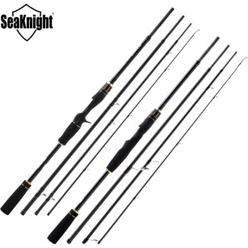SeaKnight SCEPTER Close Out 2.1M 2.4M Spinning Casting Fishing Rod10-30g 10-20lb 4 Sections Power M Carbon Fiber Pole Lure