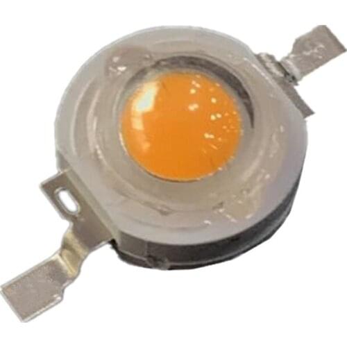 1W LED beads High power Lamp bulb chip yellow 1800-2000K 70-80LM 30mil sanan Chip Free shipping 100pcs
