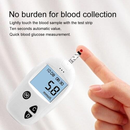 3in1 Safe-Accu Blood Sugar Monitor Digital Glucometer With Test Strips Needles Lancets Diabetes Blood Glucose Monitor