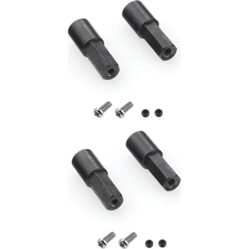 4 Pcs Metal Rear Axle Shaft for WPL D12 C14 C24 C34 B14 B24 C16 B36 MN D90 MN99S RC Car Upgrade Parts Accessories