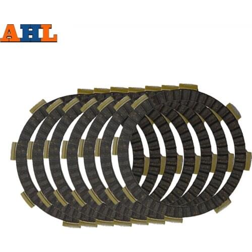 AHL Motorcycle Clutch Friction Plates Set for HONDA CR125R CR125 R 1981 Clutch Lining #CP-00012