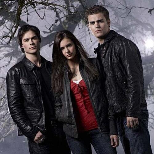 New 5D Diy Full Round/Square Diamond Painting The Vampire Diaries 3D Embroidery Cross Stitch Mosaic Home Decoration Art S1