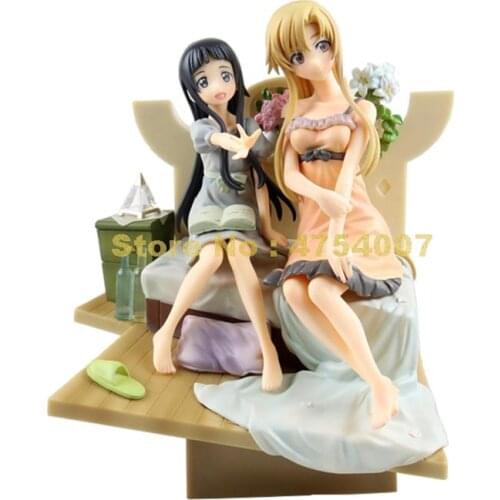 Anime sword art online asuna & yui 1/8 scale pvc action figure collectible model 20.5cm Toy