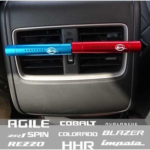 Car Aromatherapy FOR Chevrolet SSR TAHDE ONIX Trailblazer Trans UPLANDER VOLT Car Air Freshener Outlet Aromatherapy Clip Sticks
