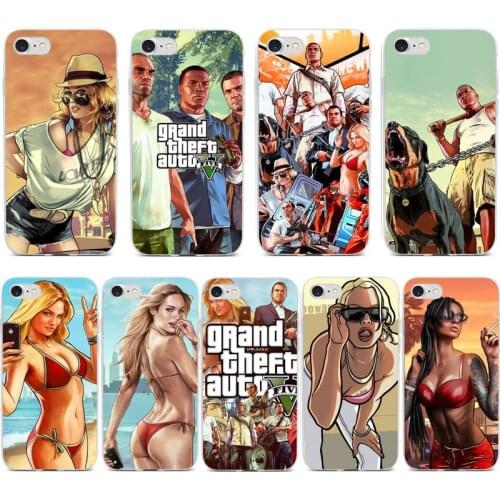 JHTAO Grand Theft Auto GTA 5 Phone Case For iPhone 12 Mini 11 Pro XS Max X XR 7 8 Plus