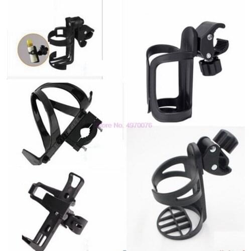 DHL 200pcs Baby Stroller Cup Holder Rack Bottle Universal 360 Rotatable Cup Holder for Pram Stroller Carrying Milk Bottle Cart