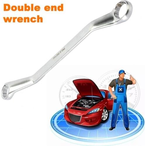 22-24mm Double Offset Ring Spanner High Durability Sturdy Convenient Offset Box Wrench Car Repair Tools for Vehicles
