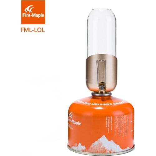 Fire Maple Gas Lantern Portable Gas Lights With Valve FML-LOL Butane Light Hiking Backpacking Outdoor Camping Gas Lamp