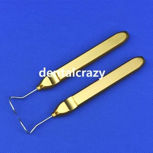 Beauty Puncture guide hook Cosmetic plastic surgery instruments tools for skin lifting surgery stainless steel Aureate handle