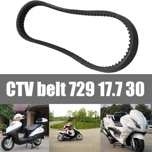 V-Belt CTV Drive Belt 729 17.7 30 Fits GY6 4 Stroke 49cc 50cc Long-Case Scooter Motorcycle Car Styling