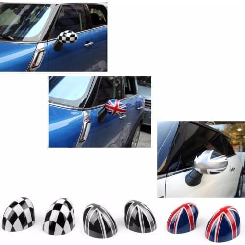 Topteng For MINI Cooper F54 F55 F56 F57 F60 Car Rearview Side Mirror Cover Cap Hardtop Exterior Auto Accessories Parts
