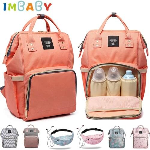 IMBABY Fashion Diaper Bags Large Capacity Mummy Maternity Nappy Bag Baby Bag Bolsa Travel Nursing Bag For Mother Nappy Backpack