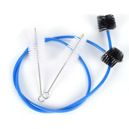 IRIN Maintenance Cleaning Care Kit 80cm 3-In-1 Music Instrument Metal Trumpet Kit With 3 Brushes Cleaning Brushes