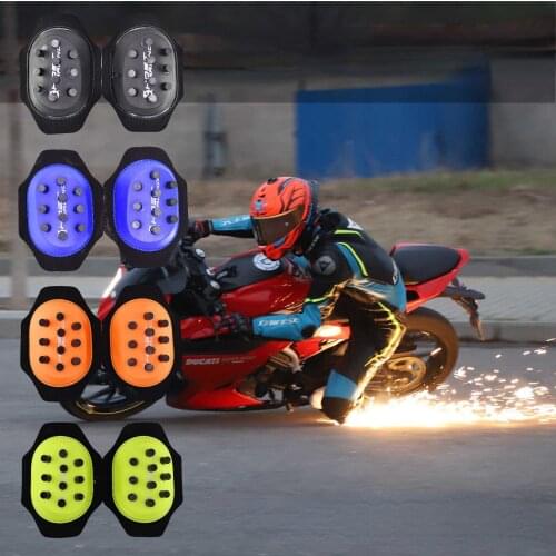 2Pc Motorcycle Knee Pads Pants Grinding Bag Motorcycle Riding Equipment Bending Artifact Grinding Bag Slider Spark Grinding Knee