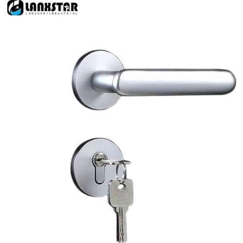 New Space Aluminum Door Lock European Style Large Knob Mechanical Locks Split-lock Hardware Accessories Indoor-lock