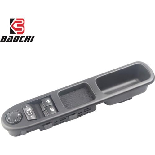 2pcs Automobile Power Master Window Control Switch 6554QC for Peugeot 207 CC 2007-2014 Citroen C3 Picasso 6554.QC