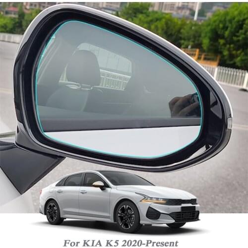 2PCS Anti Fog Car Window Clear Film Car Rearview Mirror Protective Film For KIA K5 2020 2021 External Films Accessories