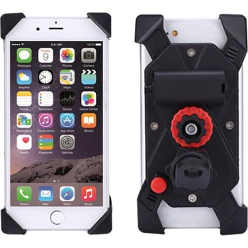 7/8" Adjustable Handlebar Mobile Phone Mount USB Charger Holder Cradle Holder Motorcycle Bike Phone Holder 360 Degrees Rotation