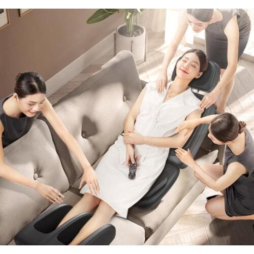 Cervical vertebra massager neck shoulder waist back whole body multifunctional instrument kneading cushion for leaning on chair
