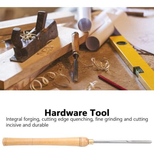 Wood Lathe Tool High Speed Steel Woodworking Turning Cutter 13MM Extra Long Arc Knife