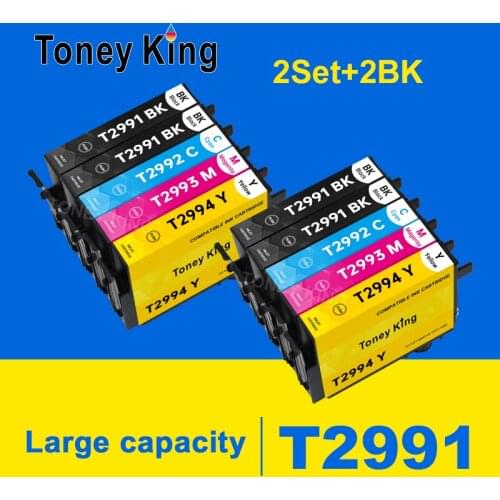 Toney King 10pk Compatible 29XL T2991 ink cartridge for EPSON XP-255 XP-257 XP-352 XP-355 XP-452 XP-455 XP 255 257 352 355 452