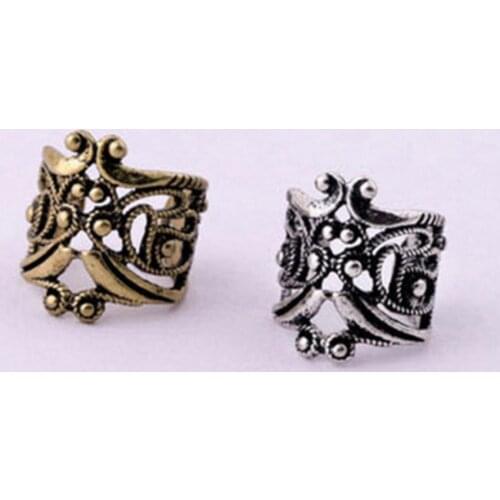 1 Pair Retro Punk Hollow U-shaped Ear Bone Clip Non Pierced Ear Bone Invisible Men Women Jewelry Ear Clip Jewelry Gift