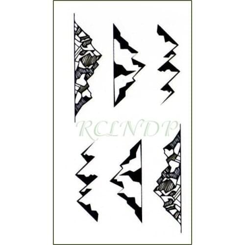 Waterproof Temporary Tattoo Sticker Decoration Mountain Peak Body Tattoos Flash Tatoo Fake Tattoos Art for Men Women Grils