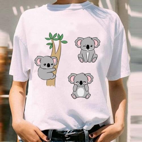 Women Graphic Spring Summer Sloth Animal Girl Cute 90s Cartoon Short Sleeve Lady Print Female Clothes Tops Tees Tshirt T-Shirt