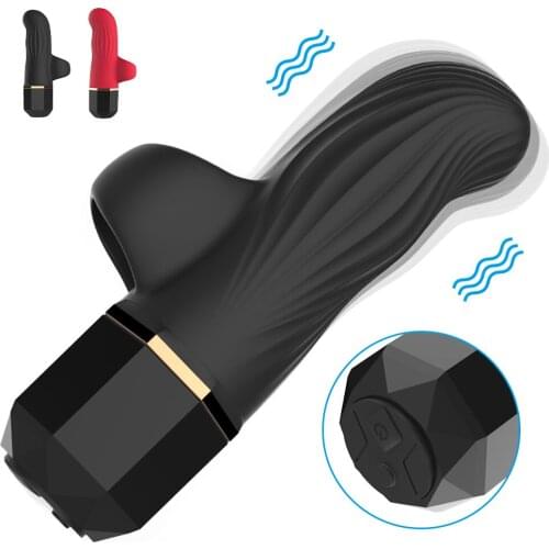 12 Speed Finger Sleeve Vibrator G Spot Massage Clit Stimulate Flirting Sex Toys For Women Female Masturbator Toys For Adults