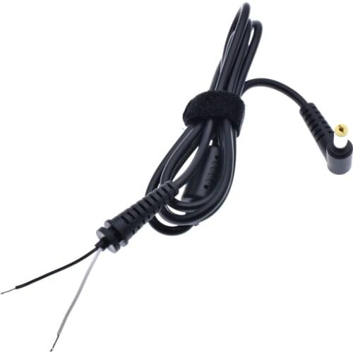1.2m 5.5 *1.7 mm Power Supply Plug Connector With Cord / Cable For Acer Laptop Adapter Cable