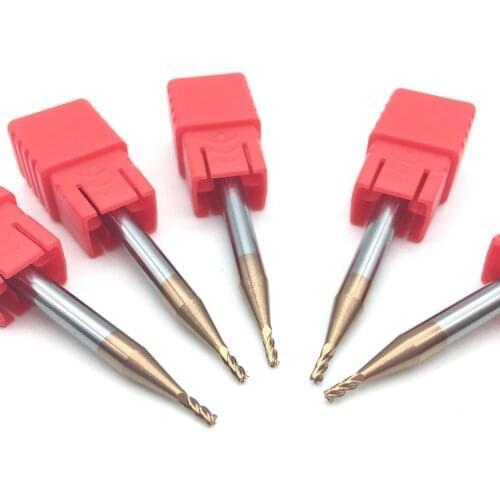 1.5mm 4 Flutes HRC55 Carbide end mill Milling Cutter Alloy Coating Tungsten Steel endmills cutting tool CNC maching Endmill