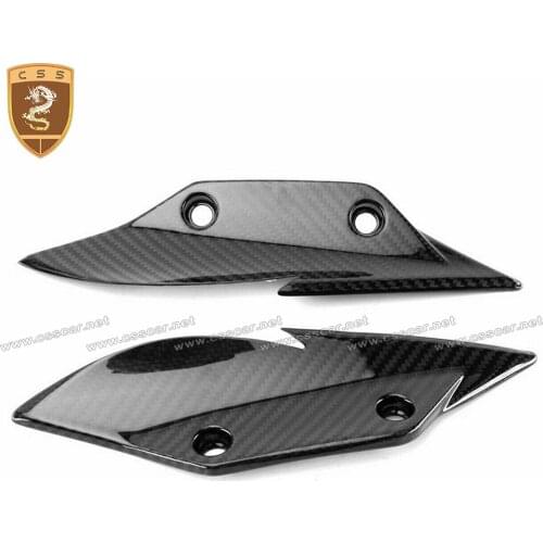 2009-2014 BMW S1000RR Real Carbon Fiber Front Fender Side Cover Fairing Panel Motorcycle Parts Black Carbon Fairing Cowl B#9