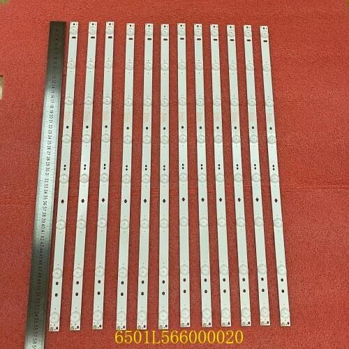 60pcs/lot LED Backlight strip for WD55UH4530 Sceptre U550CV-UMC8A1IV58AA.6501L566000020 2301055F700170 JS-RD81366AN-7001