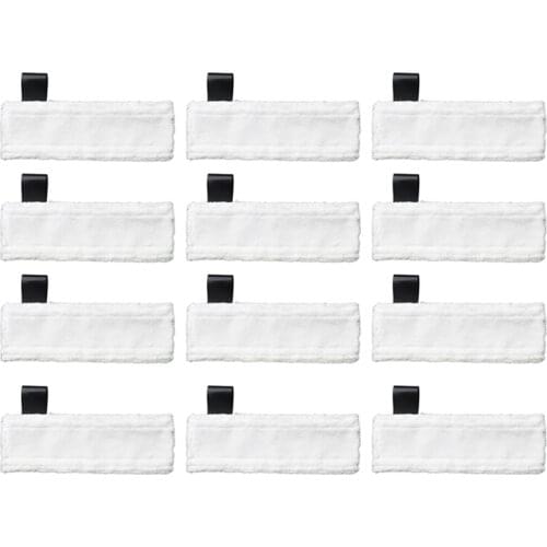 AD-12Pcs for Karcher Mop Cloth SC2 SC3 SC4 SC5 Steam Mop Cloth Cover Cleaning Pad