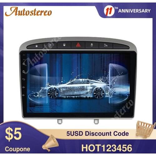 Android 9 8 Core Car NO DVD Player For Peugeot 308 308SW 408 2012+ GPS Navigation Auto Radio Stereo Head Unit Multimedia Player