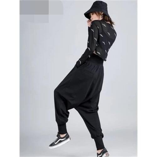 Spring and Autumn Fashion Pants 2020 new Japanese pants Korean version of women fashion design sense loose Harem pants