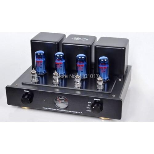MeiXing MingDa MC34-A push-pull tube amplifier HIFI EXQUIS EL34 lamp amp remote control