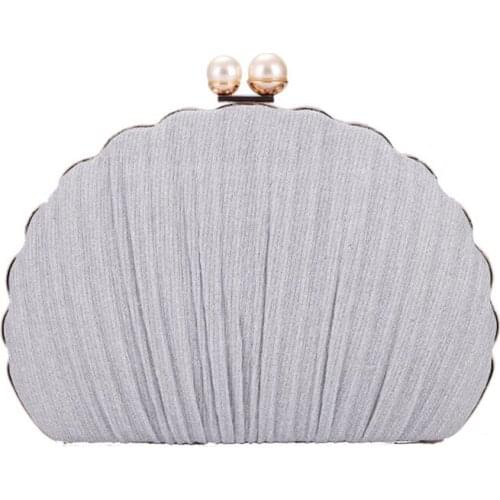 Hot sale Fashion Evening Bag Chain Clutch Ladies Handbags Women Shell Shaped bags Designer Handbags Wallet for Female