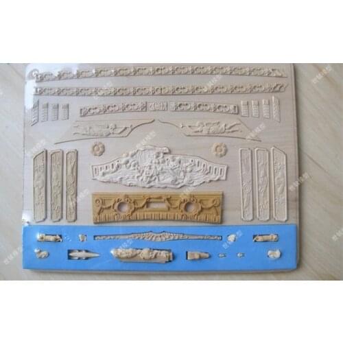 Scale 1/48 Boxwood carvings Decorative accessories kits suit for Le Requin1750 Ship model