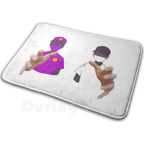 Vibe Check Carpet Mat Rug Cushion Soft Vibe Check Meme Off Game Mortis Ghost Off By Mortish Ghost Video Game Fnaf Five