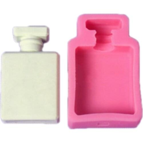 New Perfume Bottle Shape Silicone Mold Fondant Mold Diy Silicone Baking Tools Cake Decoration Mold Tools For Cupcake Bread Soap